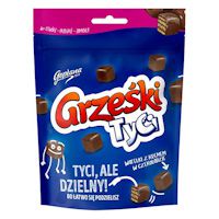 GRZESKI WAFERS COVERED IN DESSERT CHOCOLATE 120G