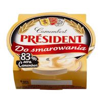 PRESIDENT CAMEMBERT CHEESE FOR SPREAD 120G